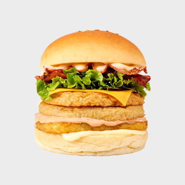 베이직 더블핫 베이컨 치즈